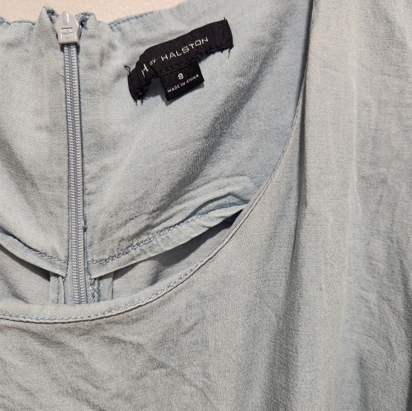 Halston Jean Jumper size 8 - Picture 3 of 4